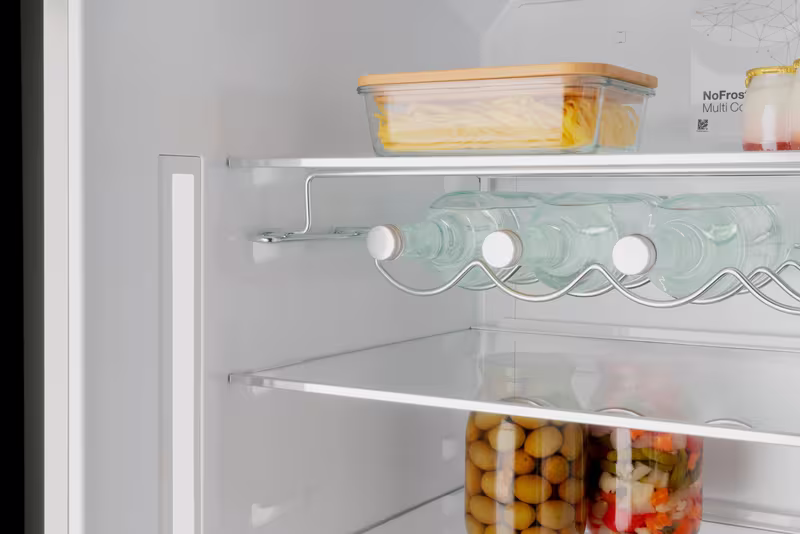 Frigorifero Combinato 70 cm Acciaio Inossidabile E 344lt Libera