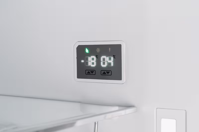 Frigorifero Combinato 70 cm Acciaio Inossidabile E 344lt Libera