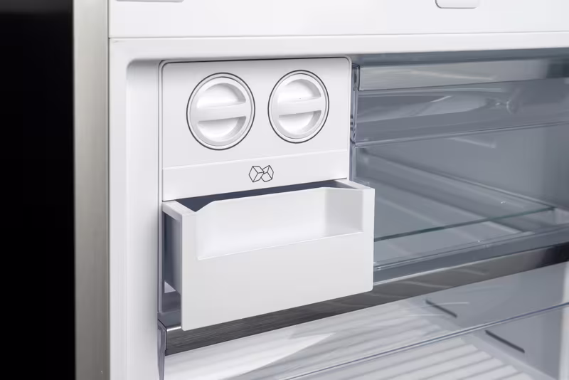 Frigorifero Combinato 70 cm Acciaio Inossidabile E 344lt Libera