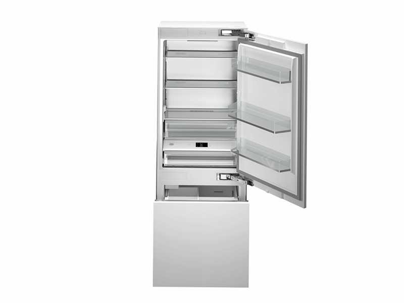 Frigorifero Combinato 75cm da Incasso Ghiaccio E 323lt
