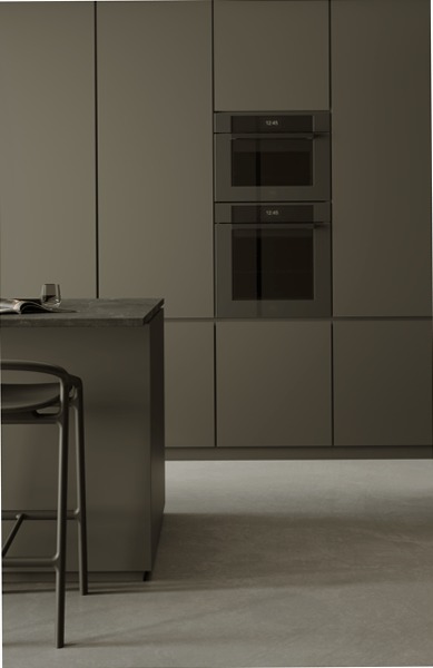 Microonde Combinato 60x45cm - Serie Modern 38 A Acciaio