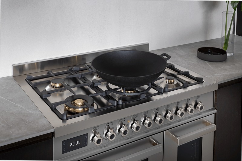 90 cm 6 bruciatori, forno elettrico doppio