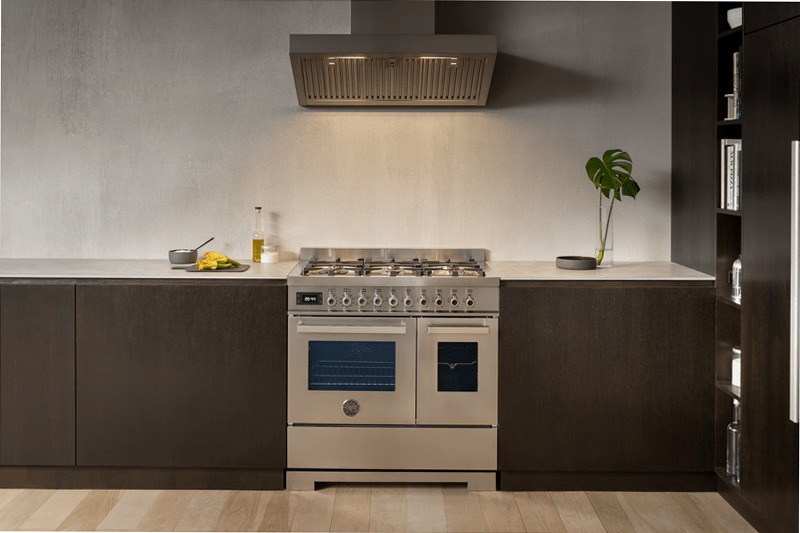 90 cm 6 bruciatori, forno elettrico doppio