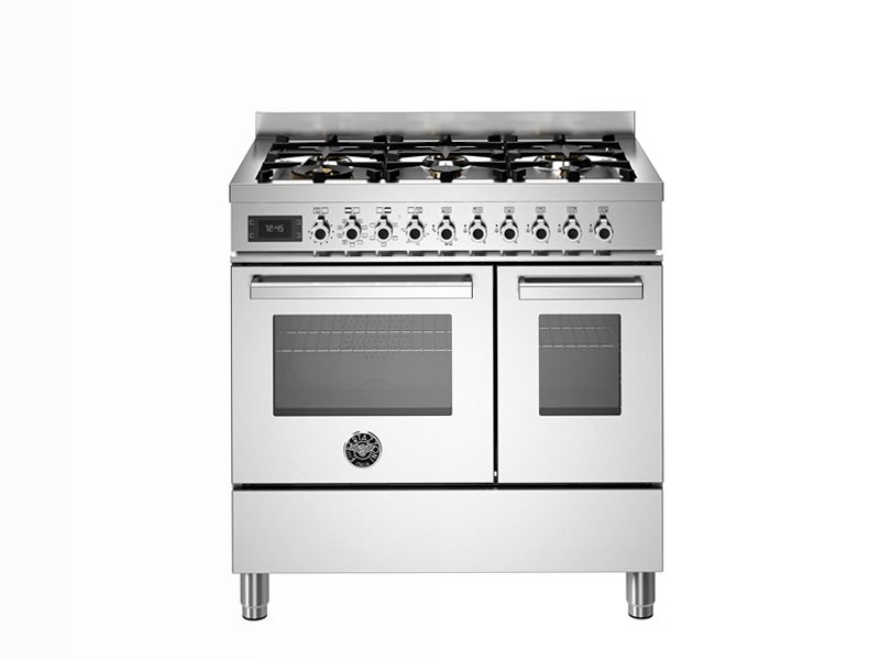 90 cm 6 bruciatori, forno elettrico doppio