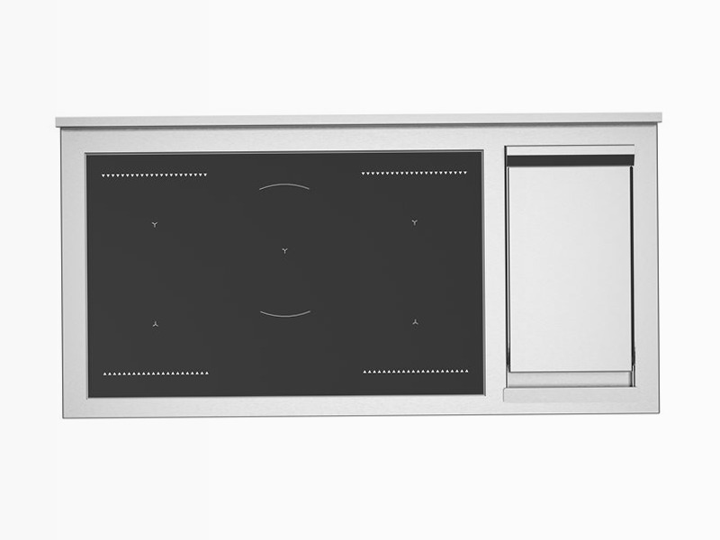 Piano a Induzione 120 cm + Forno Elettrico Doppio