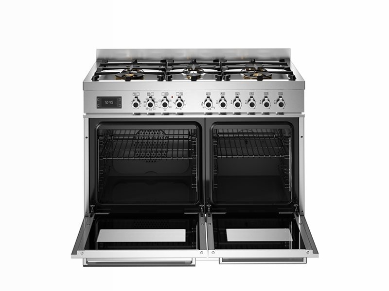 Forno Elettrico Doppio con 6 Bruciatori
