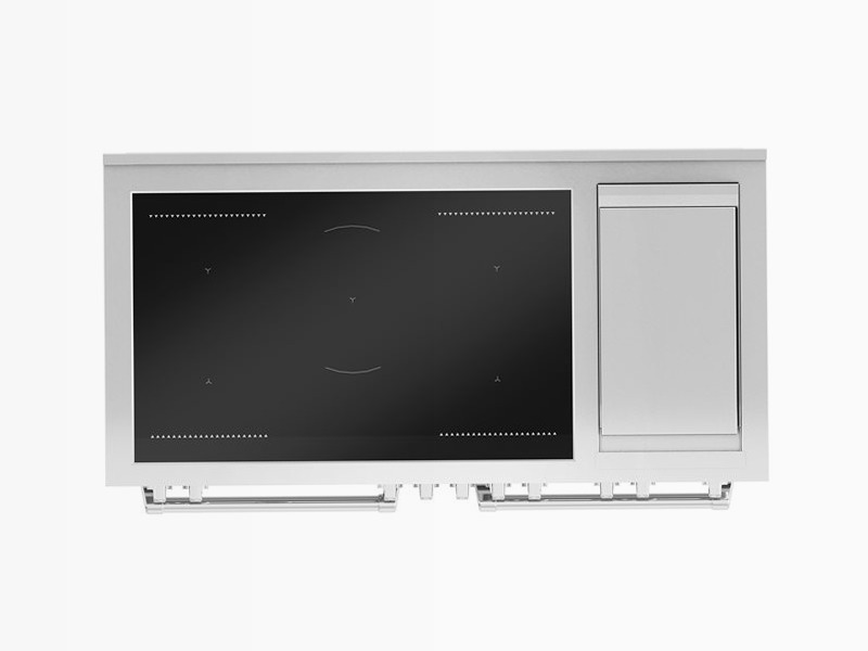 Piano a Induzione 120 cm + Forno Elettrico Doppio