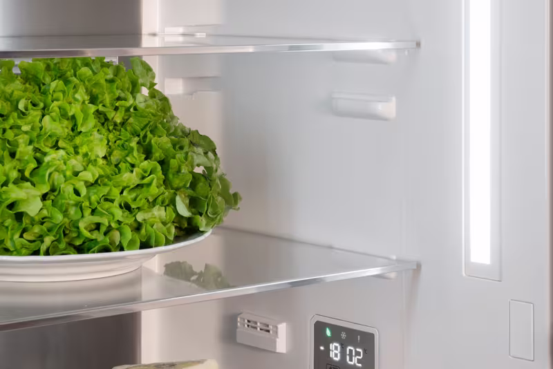Frigorifero Combinato 60 cm Vetro Nero E 266lt Libera