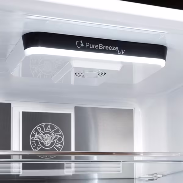 Frigorifero Combinato 60 cm Vetro Nero E 266lt Libera