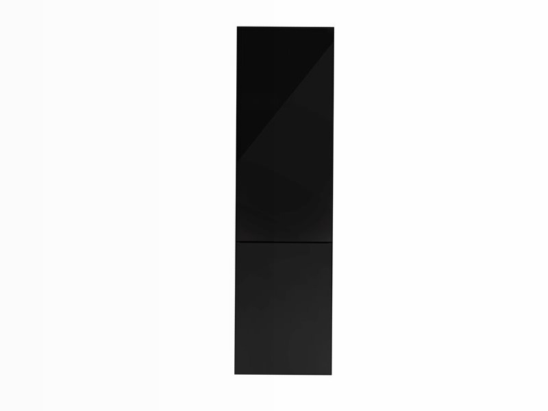 Frigorifero Combinato 60 cm Vetro Nero E 266lt Libera