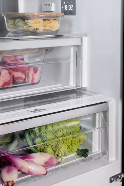 Frigorifero Combinato 60 cm Vetro Nero E 266lt Libera