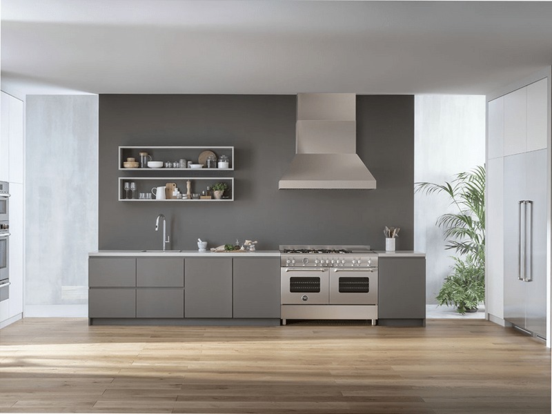 Forni Elettrici Gemelli 120 cm con Pianotavolo