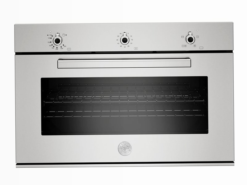 Forno da incasso 90 cm ventilato gas con grill 88 A Grigio