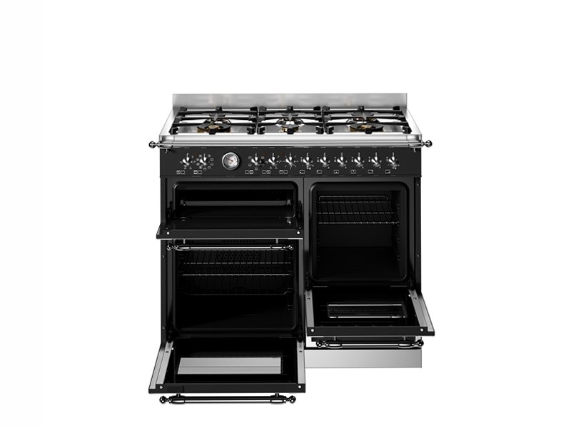 Forno Elettrico Doppio con 6 Bruciatori