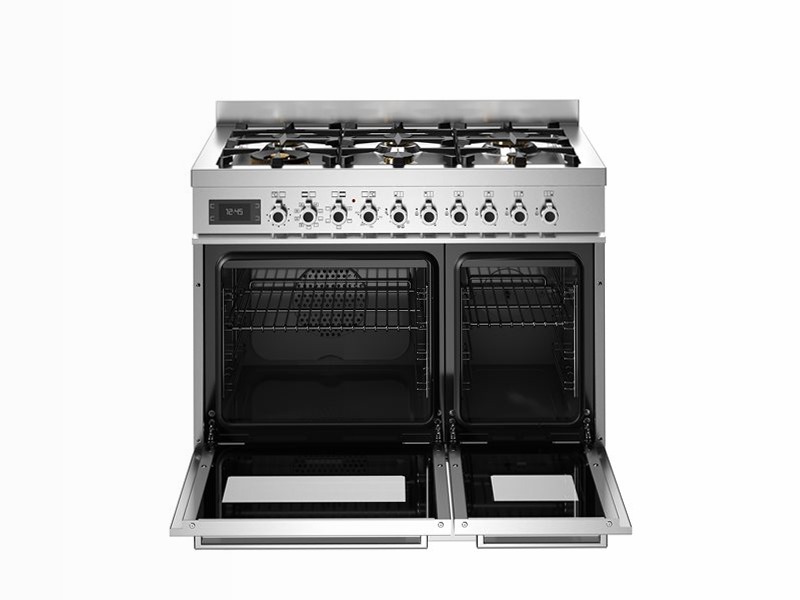 Forno Elettrico Doppio con 90 cm 6 Bruciatori