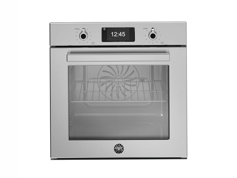 Forno da incasso 60cm elettrico pirolitico con Total Steam A Grigio