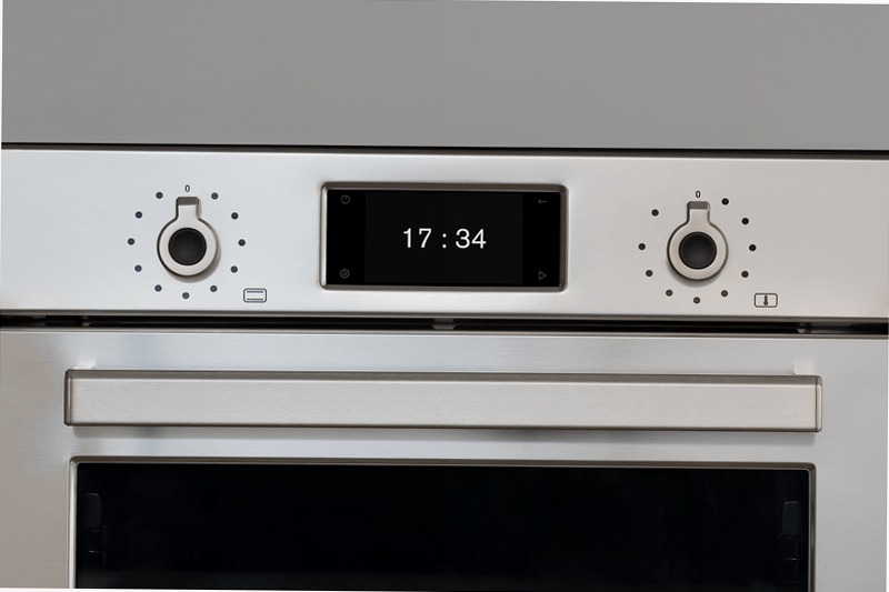 Forno da incasso 60cm elettrico pirolitico con Total Steam A Grigio