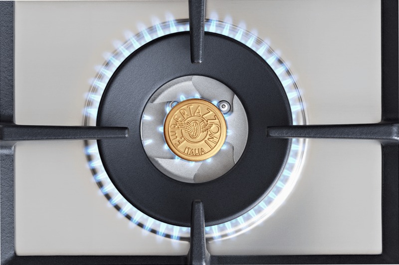 75 cm Piano Cottura Gas Professional Acciaio 5