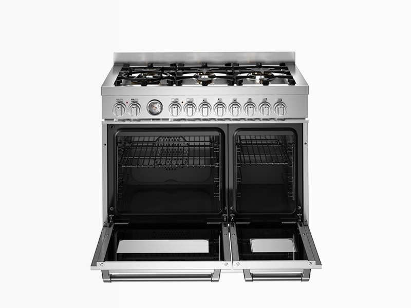 Forno Elettrico Doppio con 90 cm 6 Bruciatori