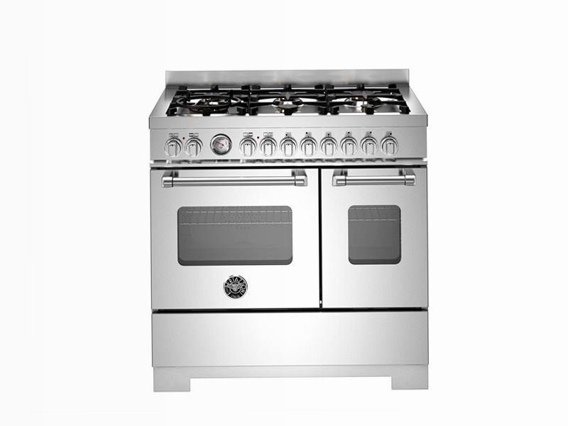 Forno Elettrico Doppio con 90 cm 6 Bruciatori