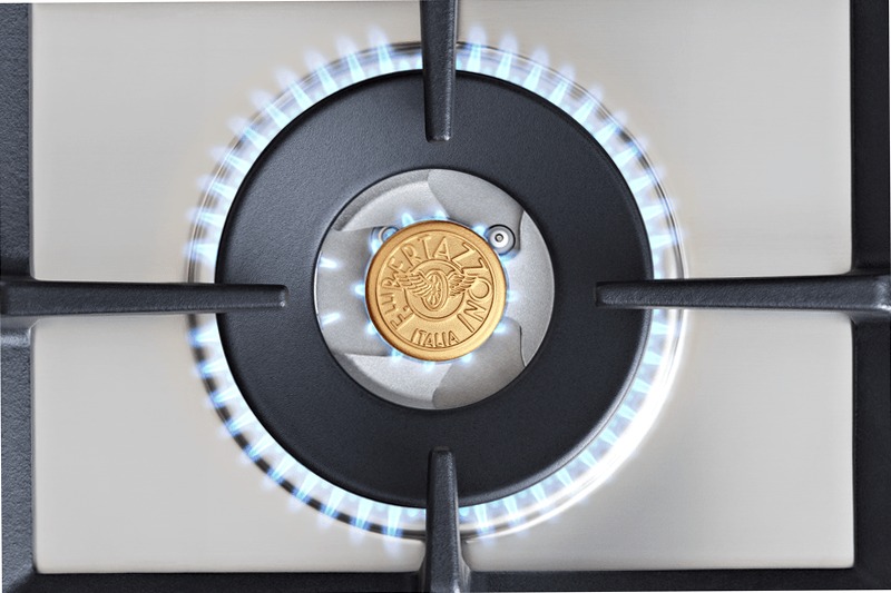 Piano Cottura Gas 90 cm con Dual Wok Laterale