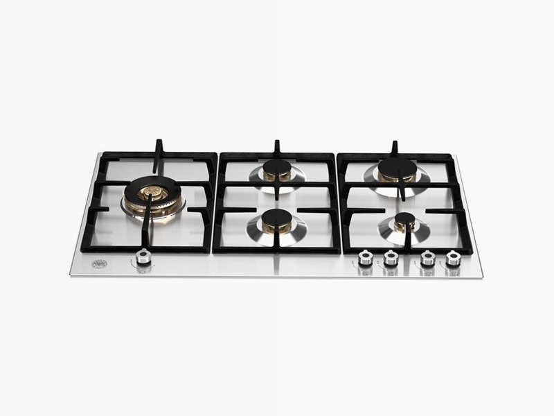 Piano Cottura Gas 90 cm con Dual Wok Laterale