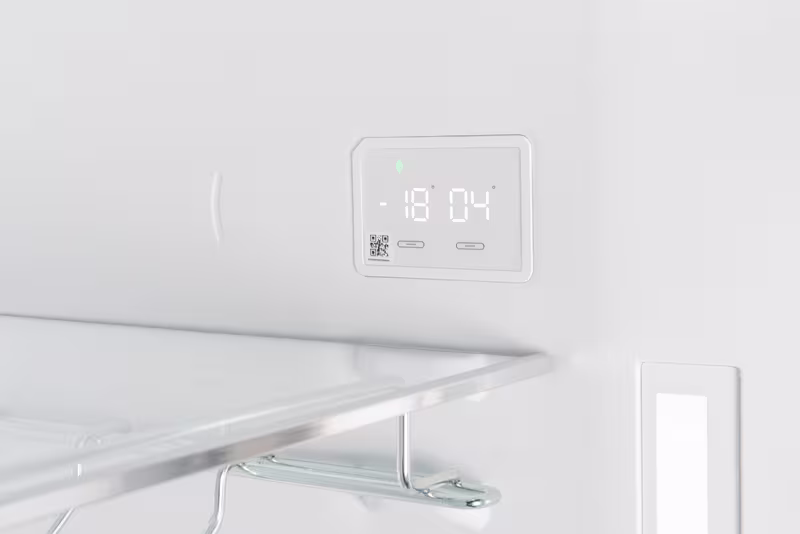 Frigorifero Combinato 76 cm Acciaio Inossidabile E 402lt Libera