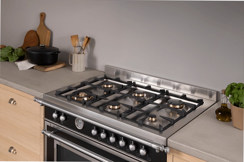 Forno Elettrico 90 cm con 6 Bruciatori