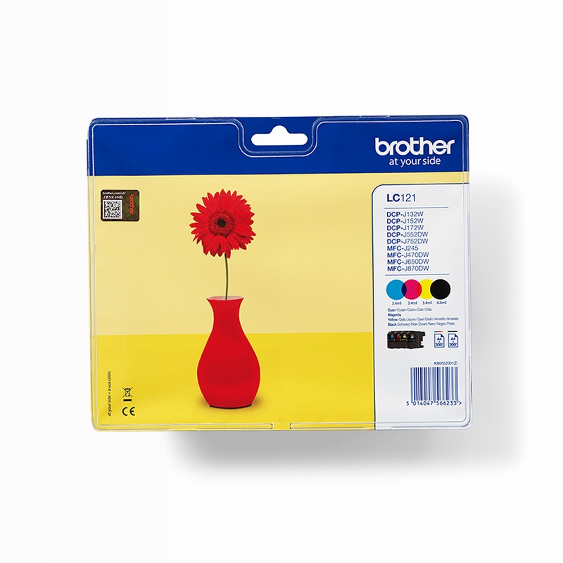 Cartucce Inchiostro Originali Brother LC121VALBP