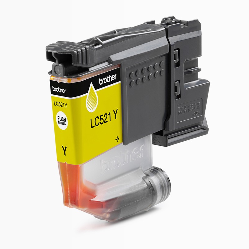 Cartuccia d'inchiostro giallo Brother LC521Y