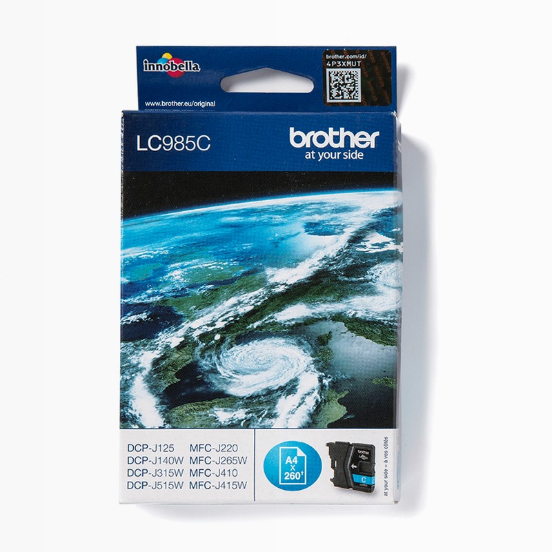 Cartuccia inchiostro ciano Brother LC985C
