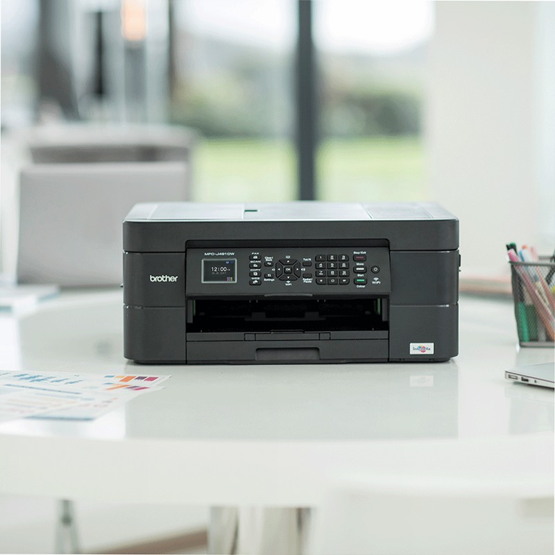 Stampante MFCJ491DW - Multifunzione Wi-Fi per Casa e Ufficio 100fogli A4 12ppm