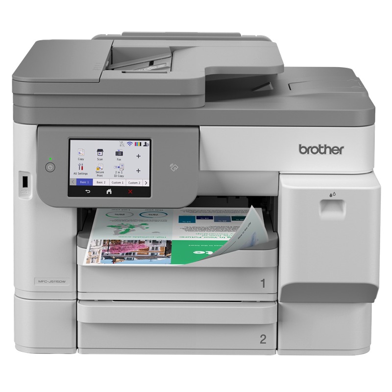 Stampante Brother MFC-J5115DW: Efficienza e Sicurezza in Uno 28ppm