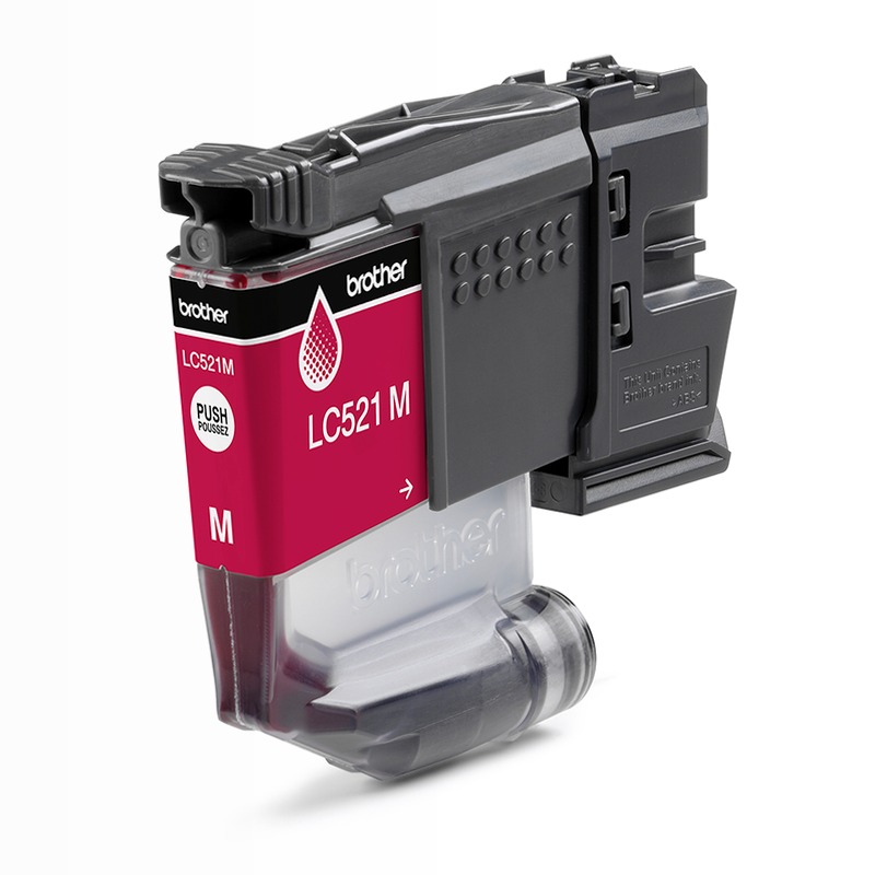 Cartuccia d'inchiostro magenta Brother LC521M
