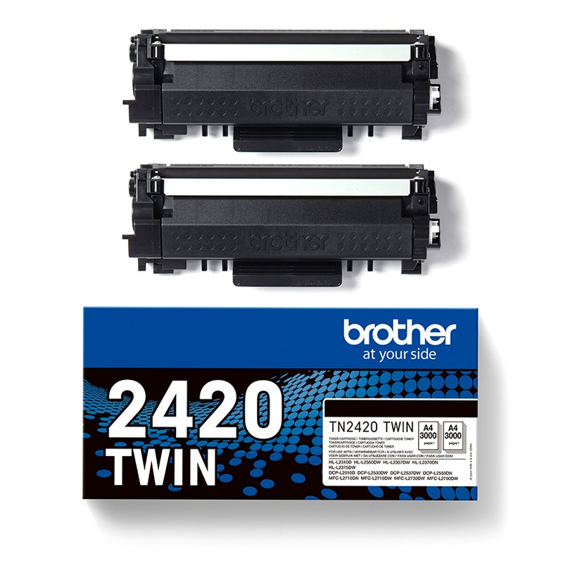 TN2420TWIN - Toner Originale per Stampanti Laser