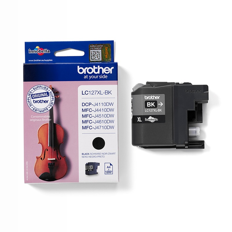 Cartuccia inchiostro nero Brother LC127XLBK