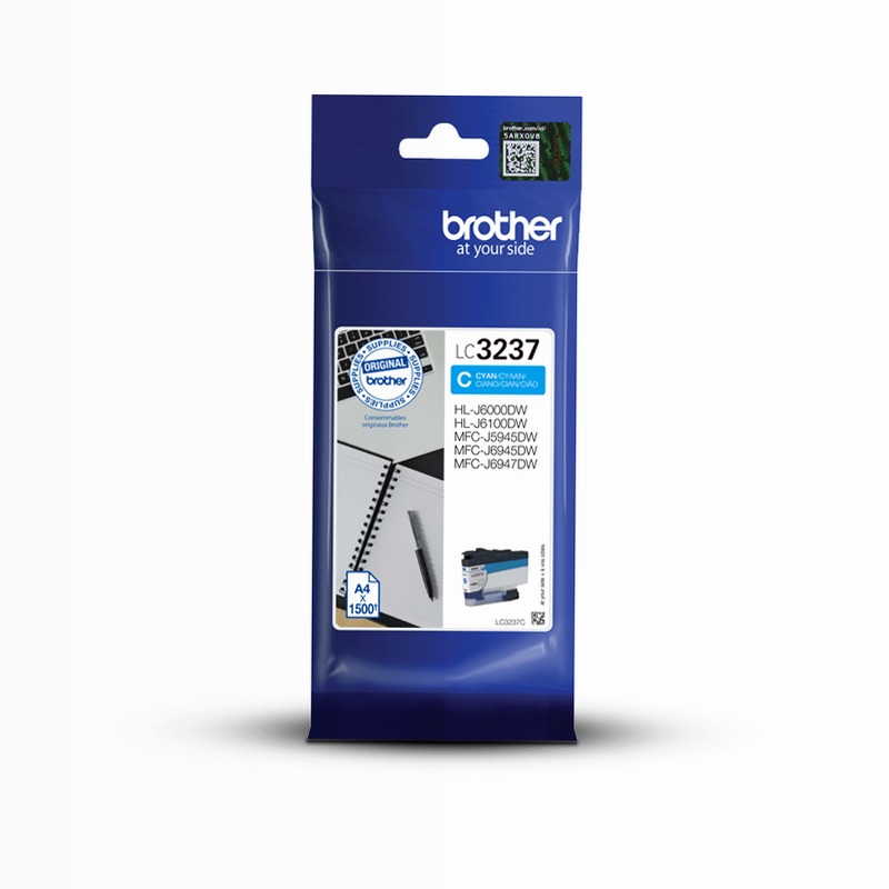 LC3237C - Cartuccia Inchiostro Ciano Originale Brother
