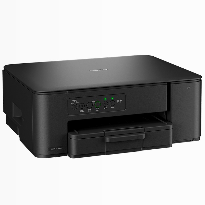 DCPJ1260W: Stampante Wi-Fi Compatta per Ufficio e Casa 150fogli Cartucce 16ppm