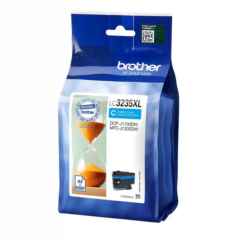 Cartuccia Inchiostro Ciano Originale Brother LC3235XLC