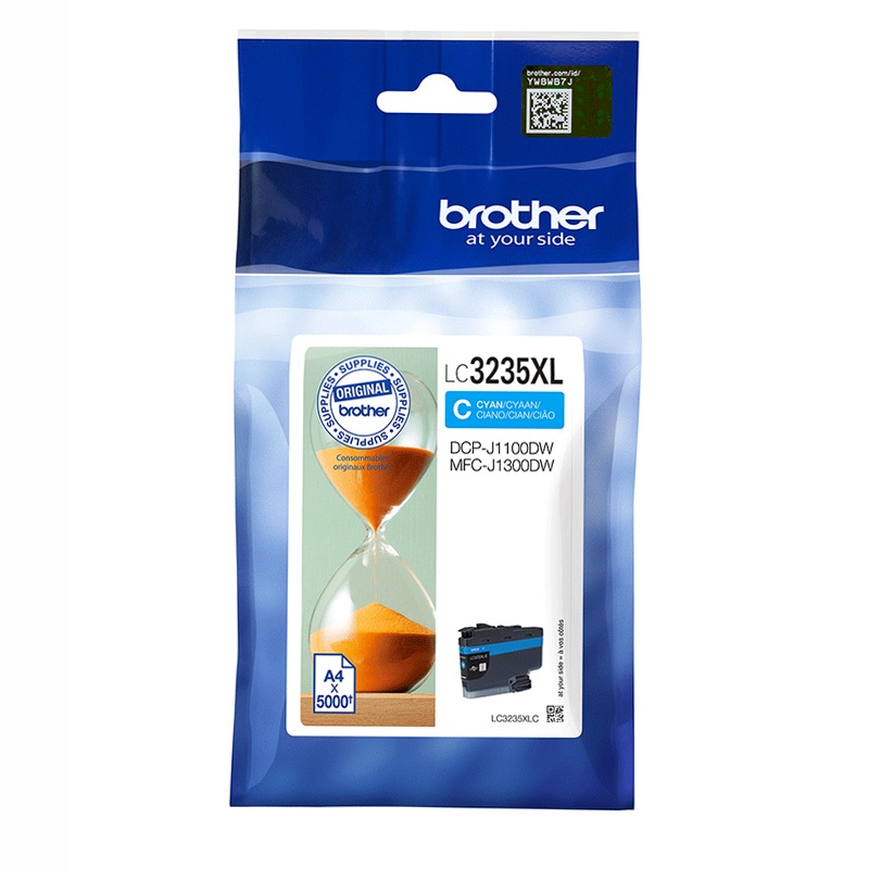 Cartuccia Inchiostro Ciano Originale Brother LC3235XLC