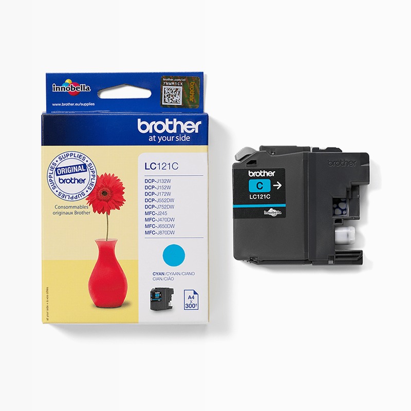 Cartuccia d'inchiostro ciano LC121C Brother
