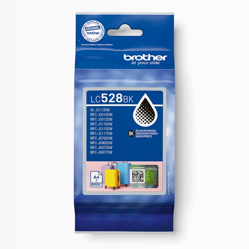 Cartuccia d'inchiostro nero Brother LC528BK