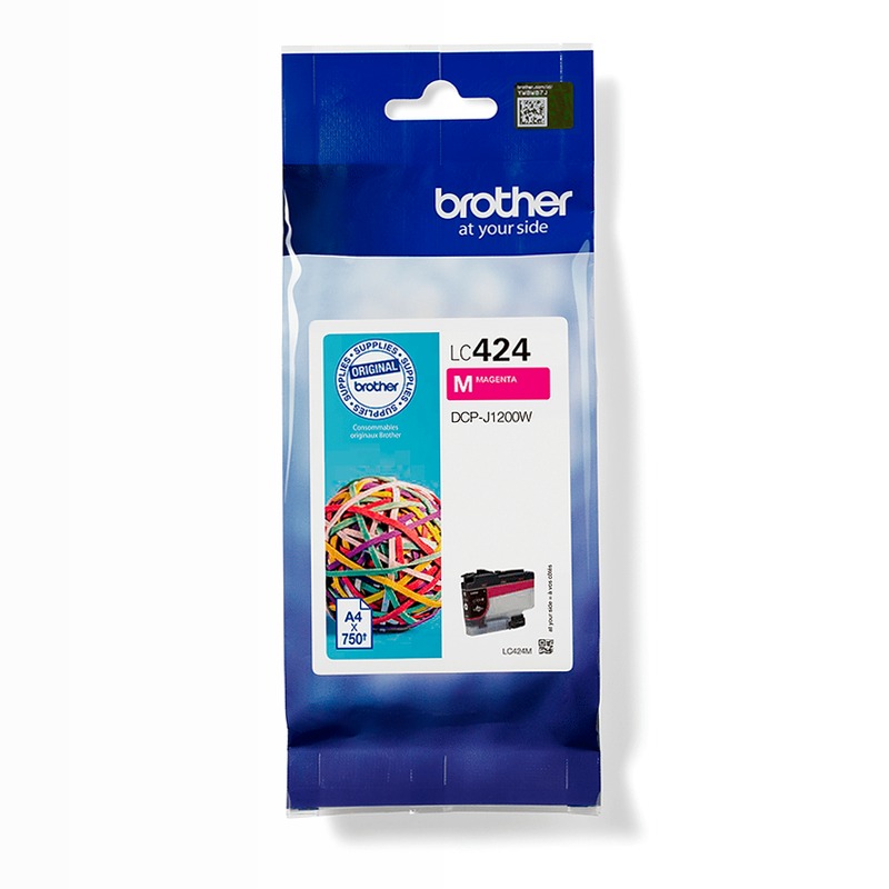 Cartuccia d'inchiostro magenta Brother LC424M
