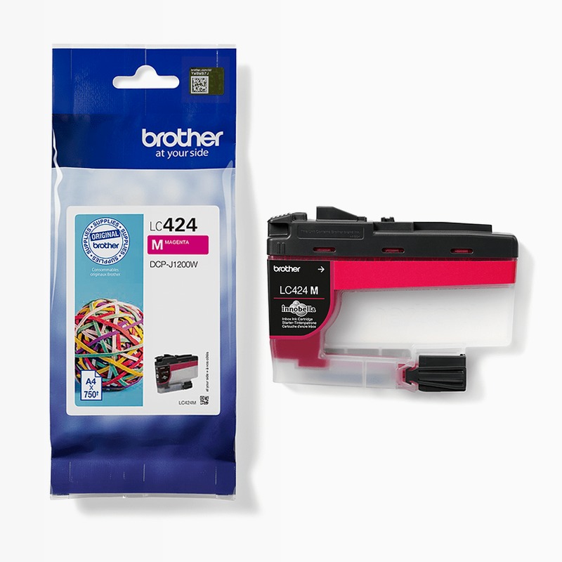 Cartuccia d'inchiostro magenta Brother LC424M