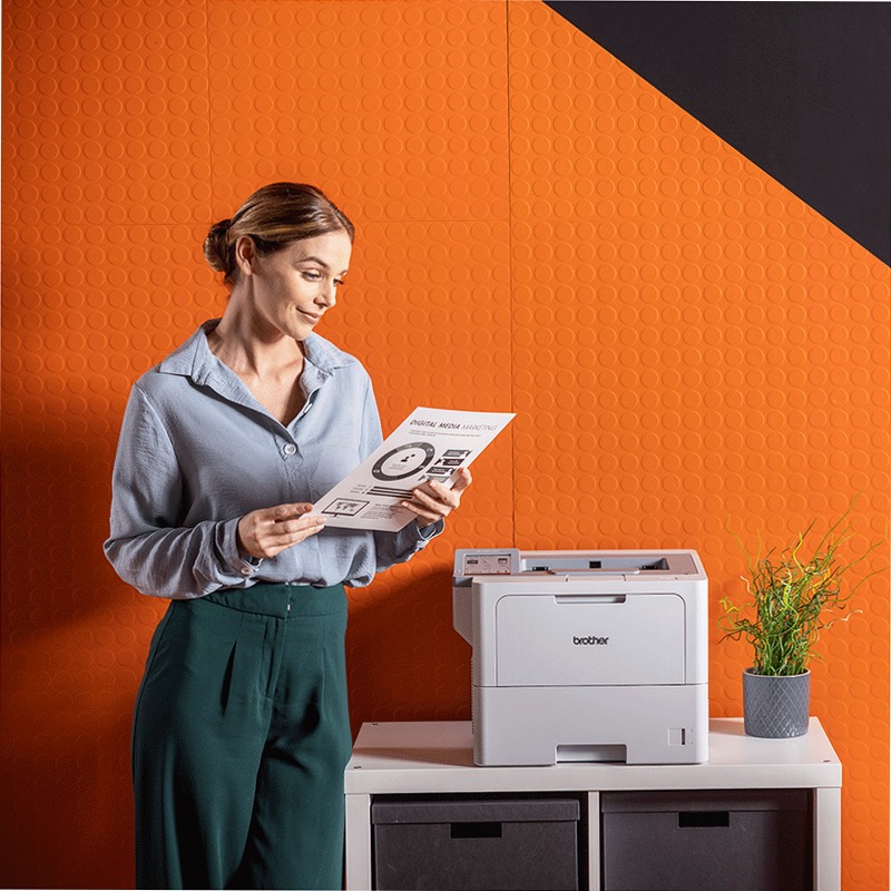 Stampante laser professionale Brother HL-L6410DN 520fogli Toner 50ppm