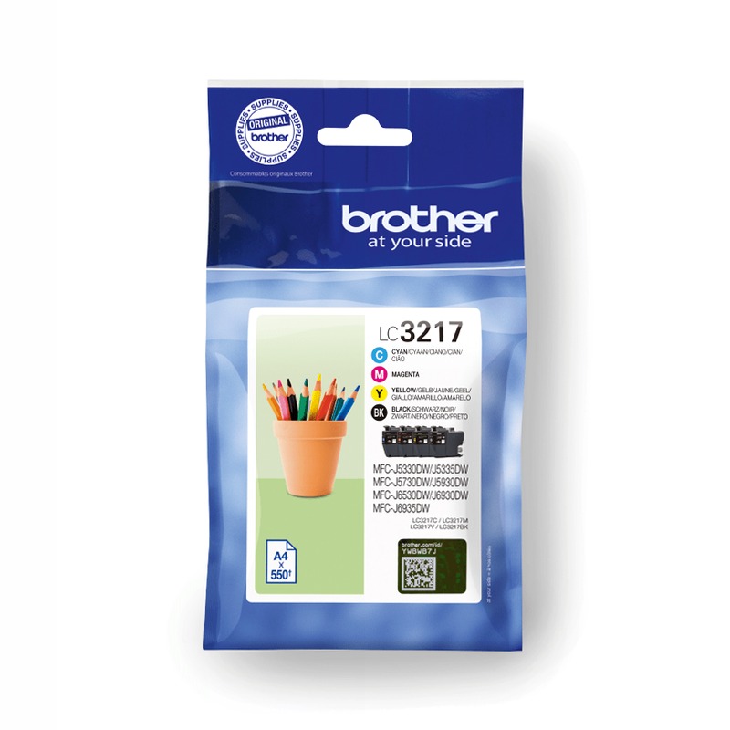 Cartucce Inchiostro Originali Brother LC3217VALBP