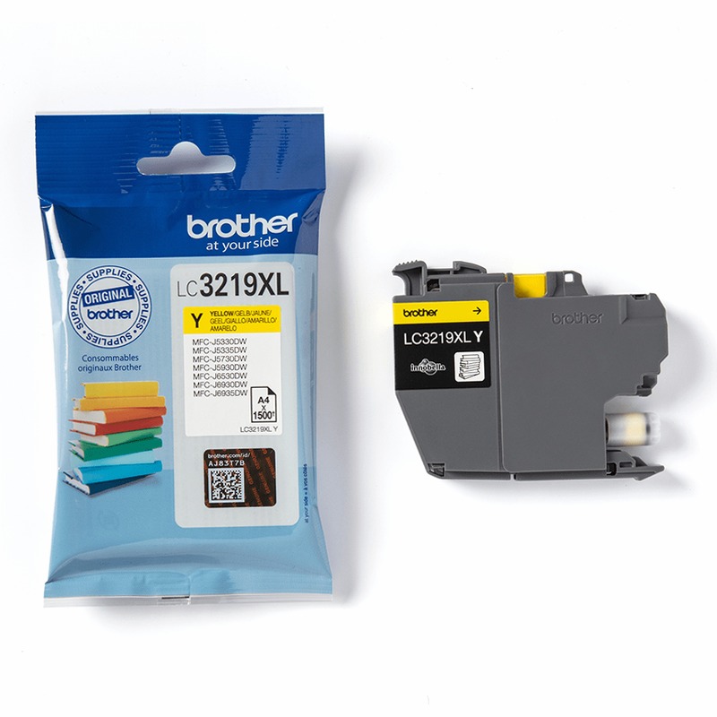 Cartuccia d’inchiostro giallo per Brother LC3219XLY