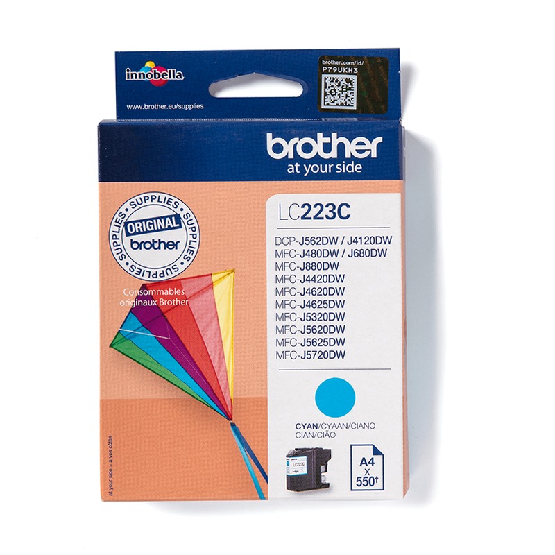 Cartuccia inchiostro ciano Brother LC223C