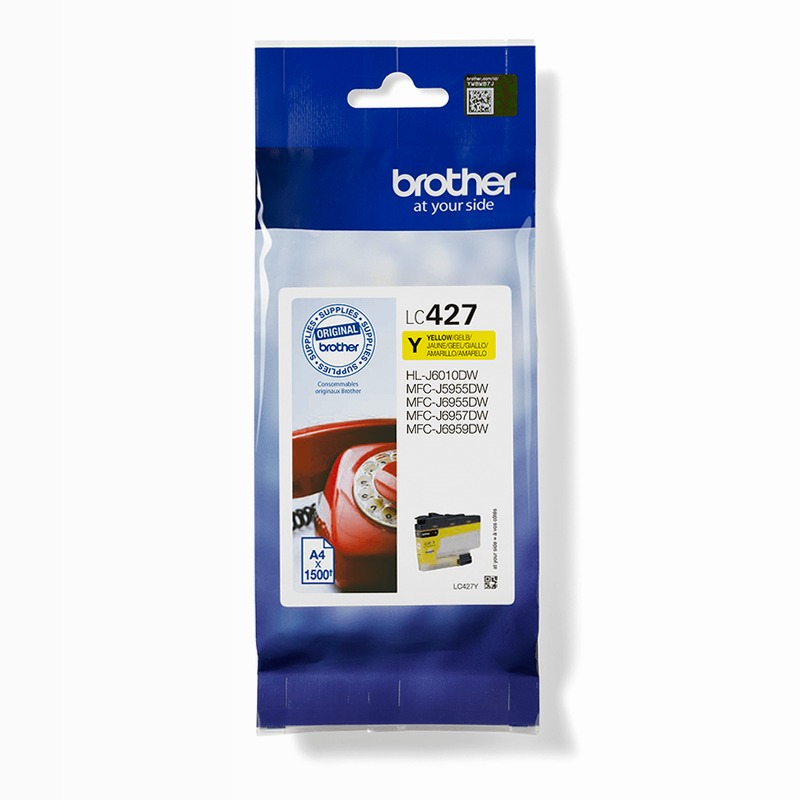 Cartuccia inchiostro nero Brother LC427Y