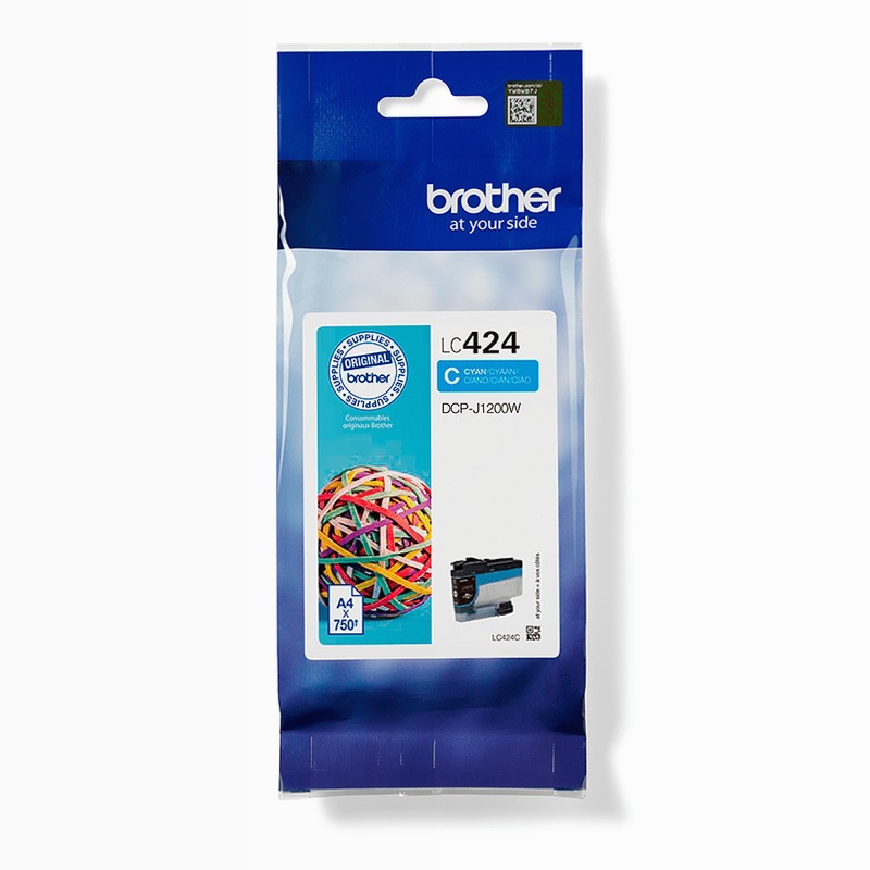 Cartuccia inchiostro ciano Brother LC424C